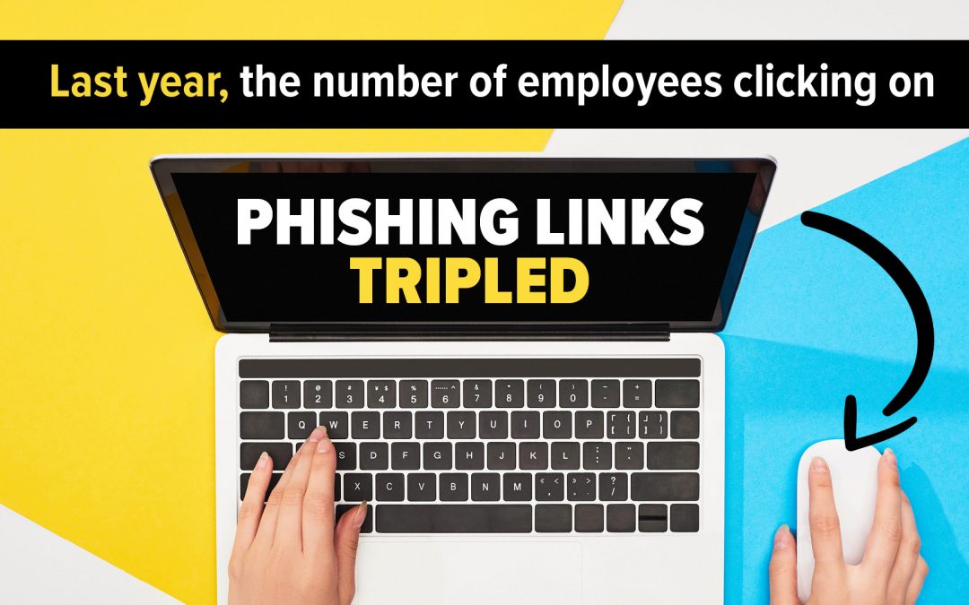 Employees are falling for 3x more phishing scams
